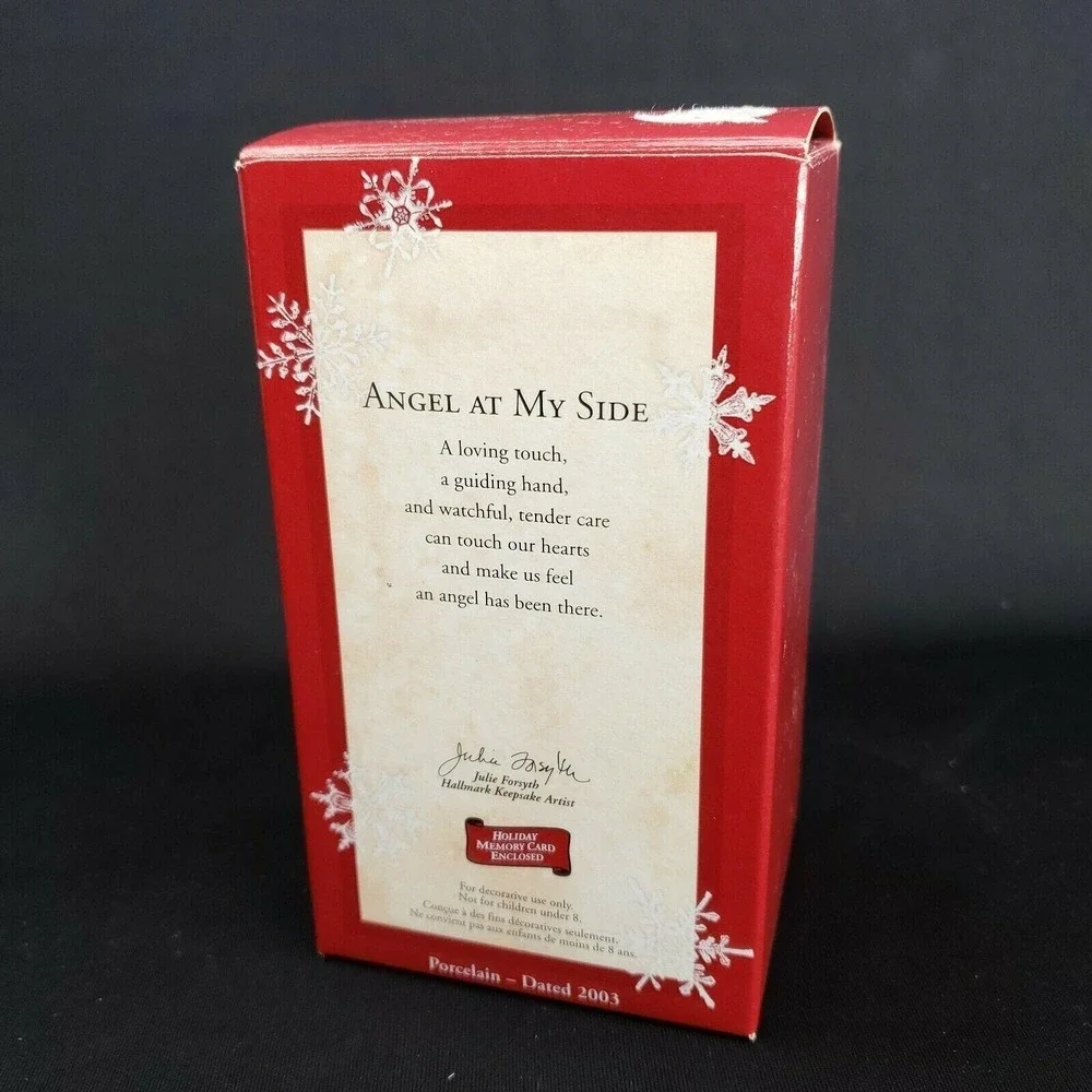 Hallmark Ornament Angel At My‎ Side 2003 Guardian Angel Gift Christmas QXG8659